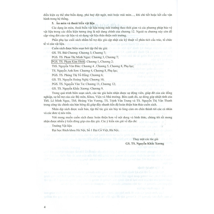 Vật Liệu Kỹ Thuật - Tập 3 (Chế tạo, cấu trúc, tính chất, lựa chọn và ứng dụng) - Ảnh 4