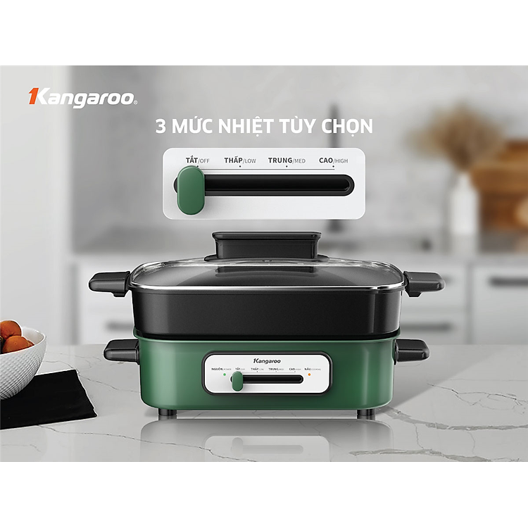 Nồi lẩu điện Kangaroo KG5EH (5L) - hàng chính hãng