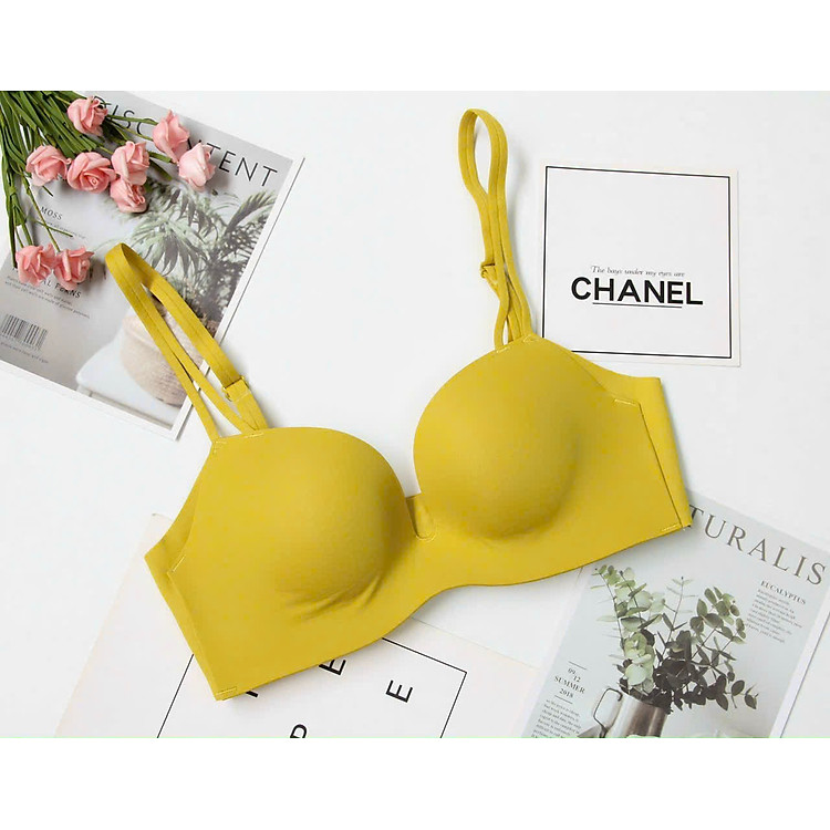 Áo Lót VA671 Mút Dày 4cm Không Gọng Mềm Mại Khoét Ngực Đẹp