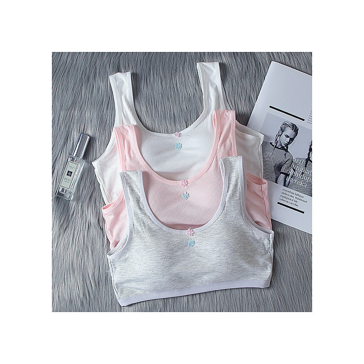 Combo 3 Áo Lót Học Sinh Cấp 2, Cấp 3 - Áo Lá Nữ Br08