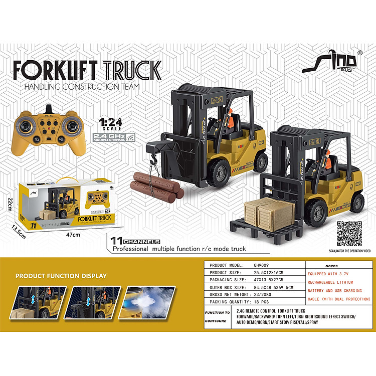 Mua tại MyKingdom: Xe Nâng Điều Khiển Từ Xa SINO QH9009 - Ngập tràn khuyến mãi