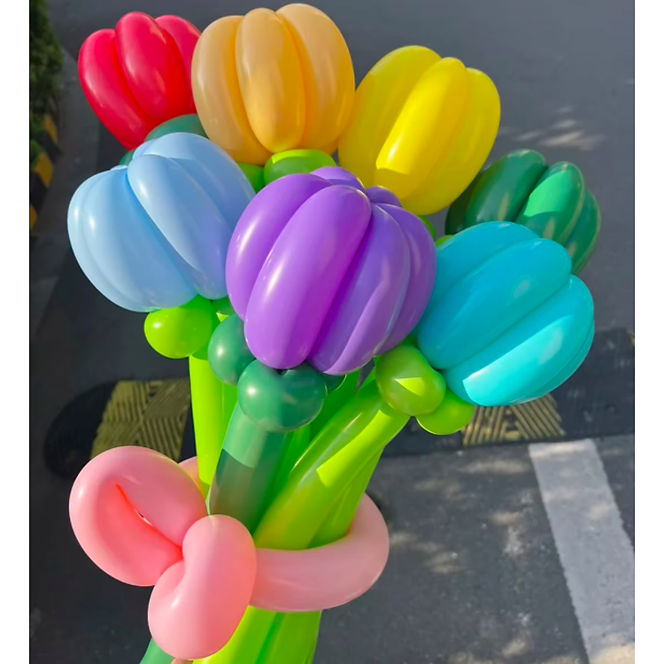 Bóng Dài Giun 260 Siêu Nhũ - Bạc (260) - Ảnh 5