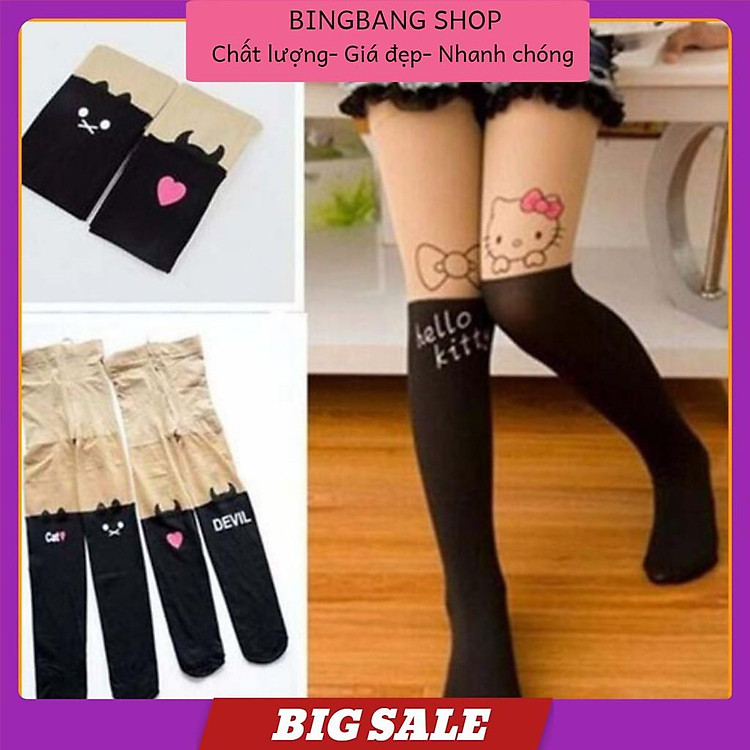 Quần tất trẻ em Quần tất giả bốt 3D nhiều hình siêu xinh cho bé yêu