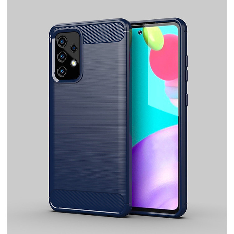 Ốp lưng chống sốc Vân Sợi Carbon cho Samsung Galaxy A72 - Hàng nhập khẩu