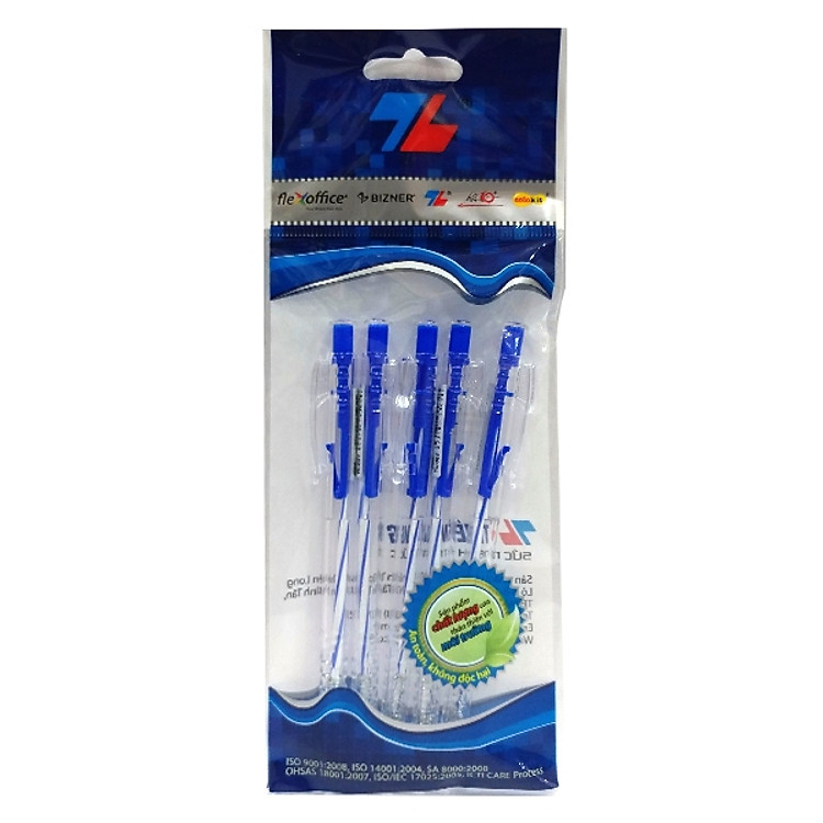 Bộ 2 Vỉ 5 Bút Bi Thiên Long TL-027