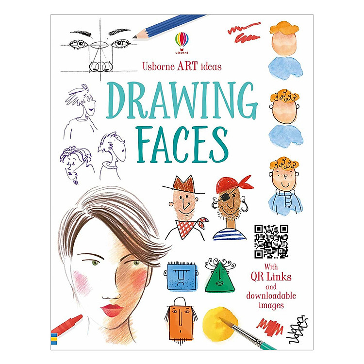 Sách Usborne Drawing Faces
