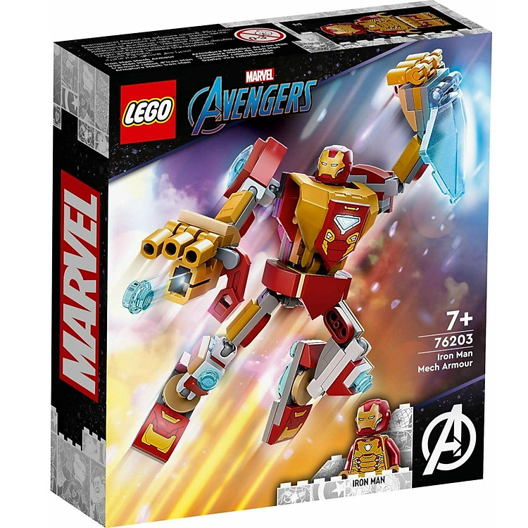 LEGO Super Heroes 76203 - Người Sắt Chính hãng Giá tốt - Hình ảnh 2