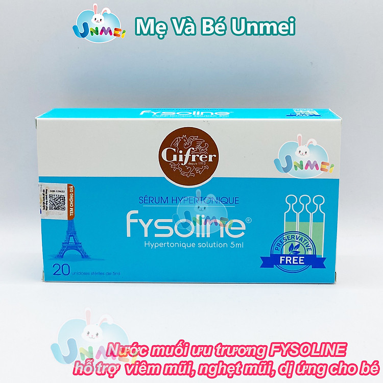 Nước muối FYSOLINE hỗ trợ nghẹt mũi Chính hãng Giá rẻ - Hình ảnh 2