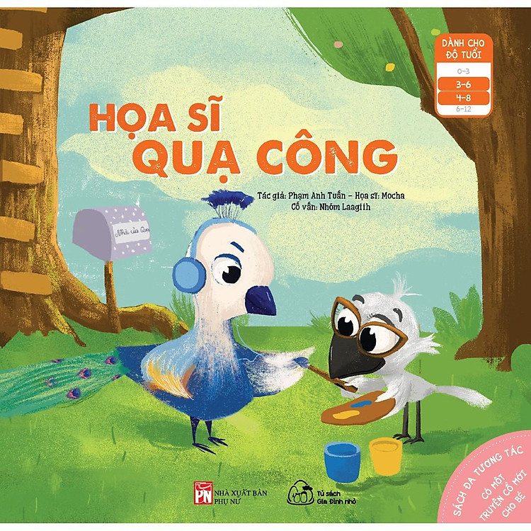 Đa Tương Tác - Có Một Truyện Cổ Mới Cho Bé: Họa Sĩ Quạ Công (Dành Cho Bé 3-8 Tuổi) - Ảnh 3