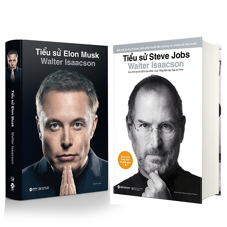 Trạm Đọc Official [ Bộ Sách Tiểu Sử Elon Musk & Steve Jobs ( Bìa Cứng )