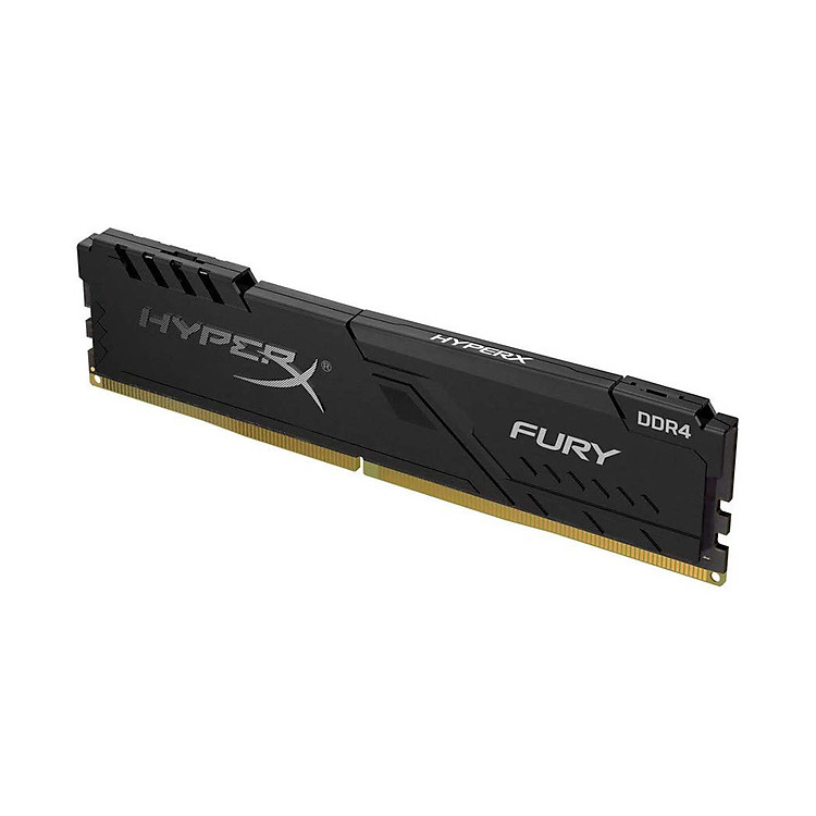 Ram PC Kingston HyperX Fury Black 16GB (1x16GB) Bus 2666 DDR4 CL16 DIMM XMP Non-ECC HX426C16FB3/16 - Hàng Chính Hãng