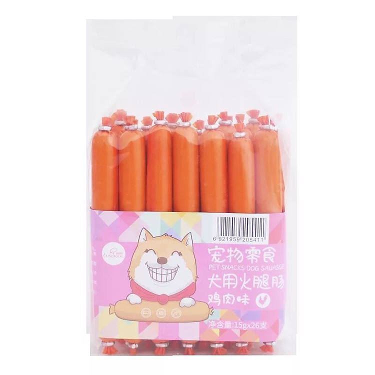 Xúc xích Lucsious cho chó 150gr ( 15g x 10 Chiếc )