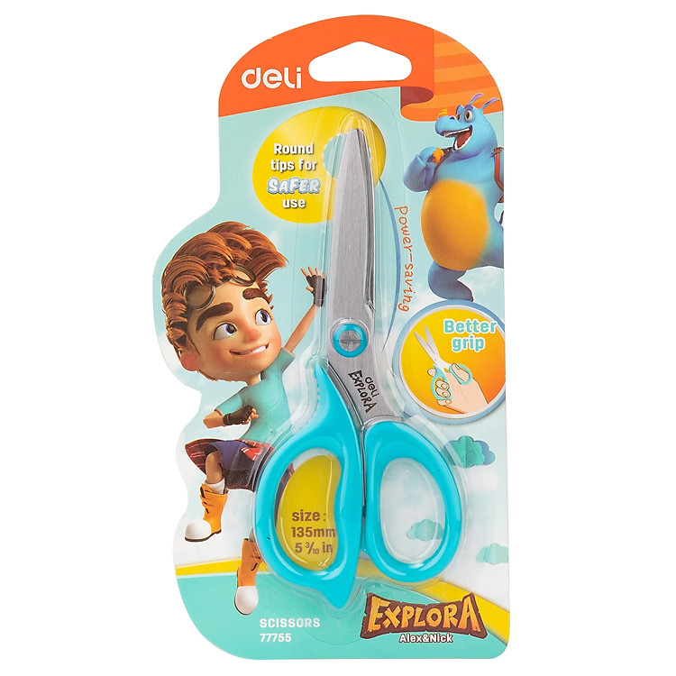 Kéo học sinh Deli Explora (1 chiếc) - Ảnh 7
