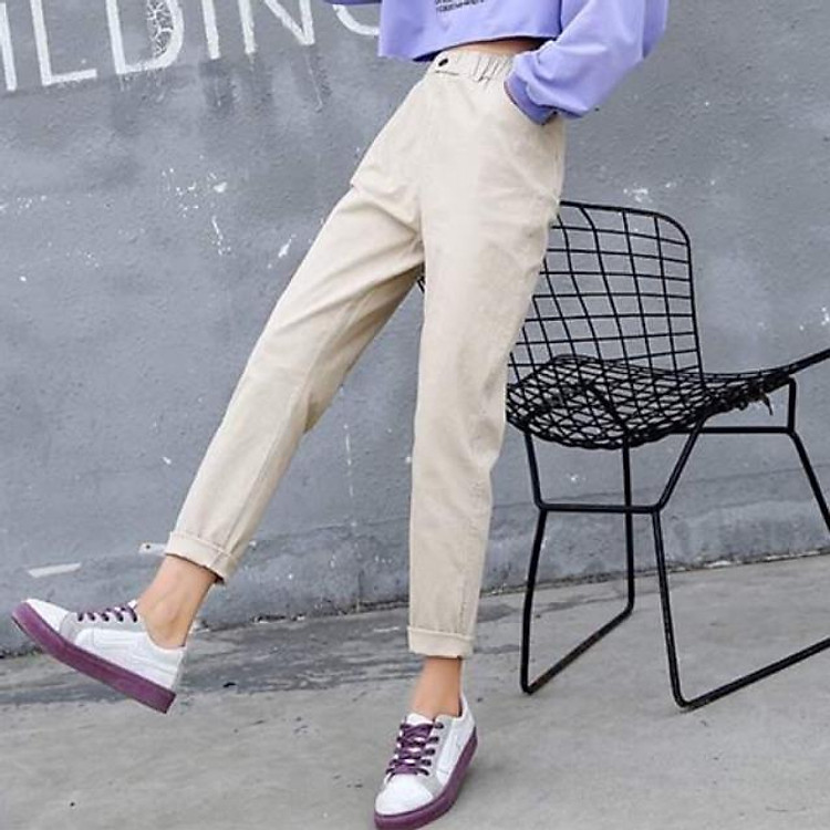Quần kaki baggy nữ - KÈM ẢNH THẬT CUỐI