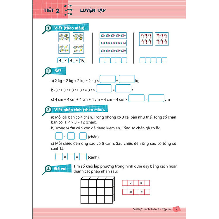 Vở Thực Hành Toán 2 (Tập 2) - Ảnh 3