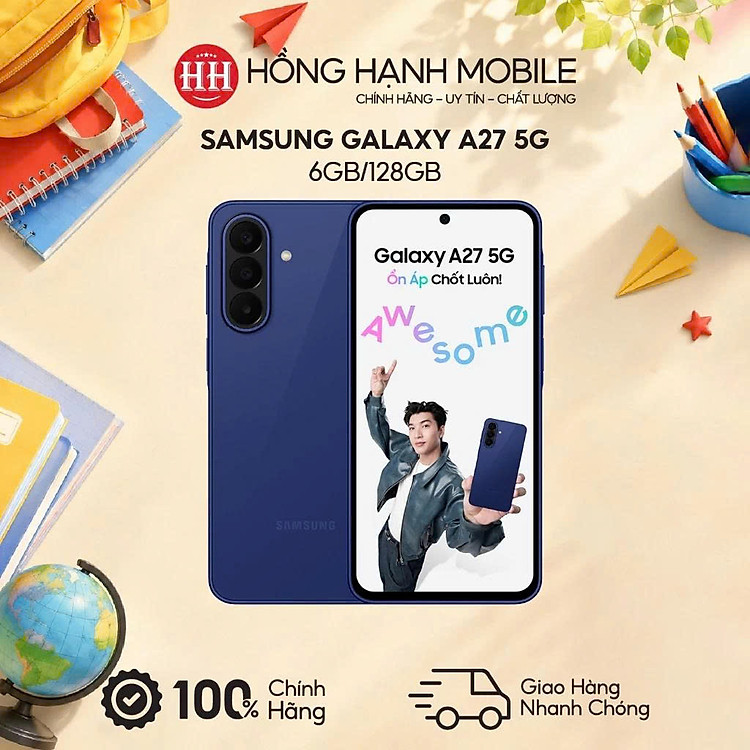 Điện Thoại Samsung Galaxy A27 5G 6GB/128GB - Hàng Chính Hãng