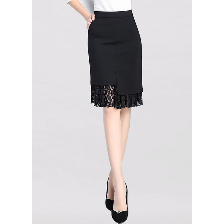 Chân Váy Phối Ren