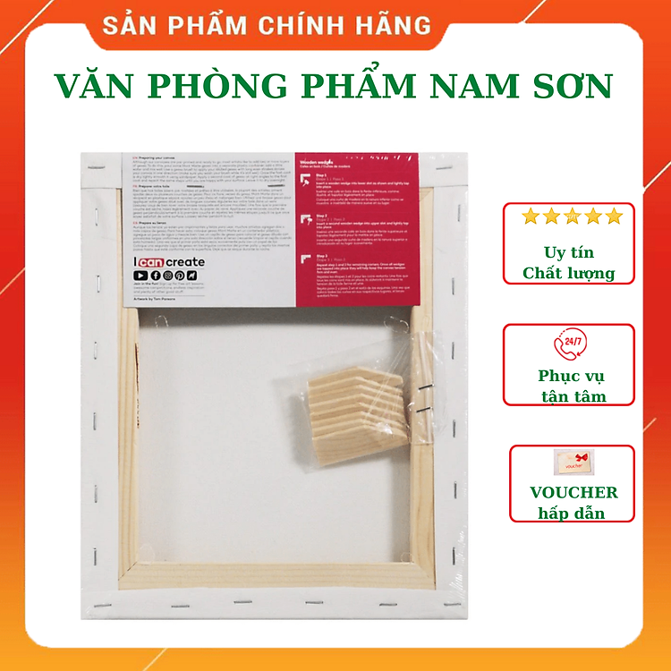 Khung Canvas Mont Marte 10cm x 10cm - Ảnh 6