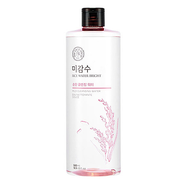 Nước Tẩy Trang THEFACESHOP Rice Water Bright Mild Cleansing Water (500ml)