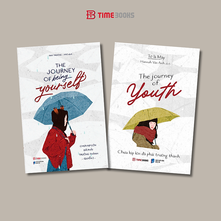 Combo 3 cuốn sách Chưa Kịp Lớn Đã Phải Trưởng Thành song ngữ Việt - Anh (Youth + Summer + Being Yourself)