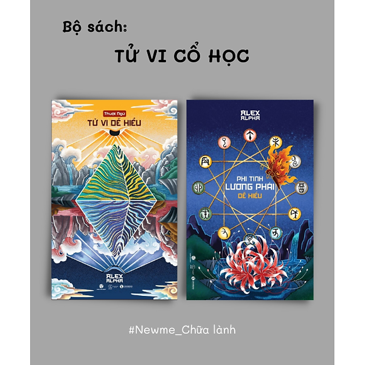 Bộ Sách Tử Vi Cổ Học (2Q): Thuật Ngữ Tử Vi Dễ Hiểu + Phi Tinh Lương Phái Dễ Hiểu