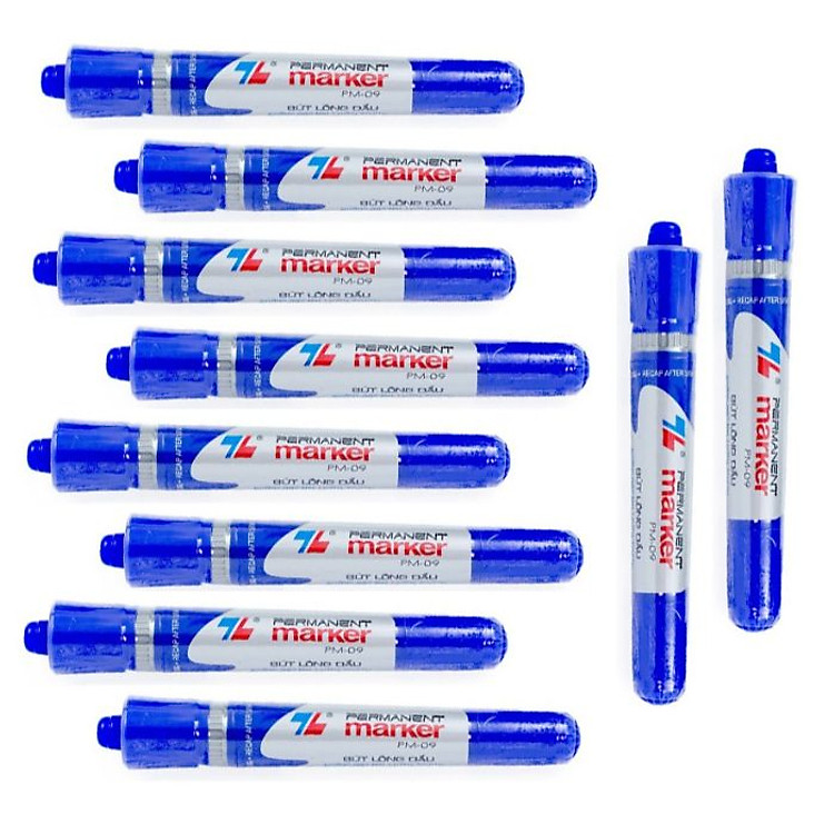 Bộ 10 Bút lông dầu Thiên Long PM-09