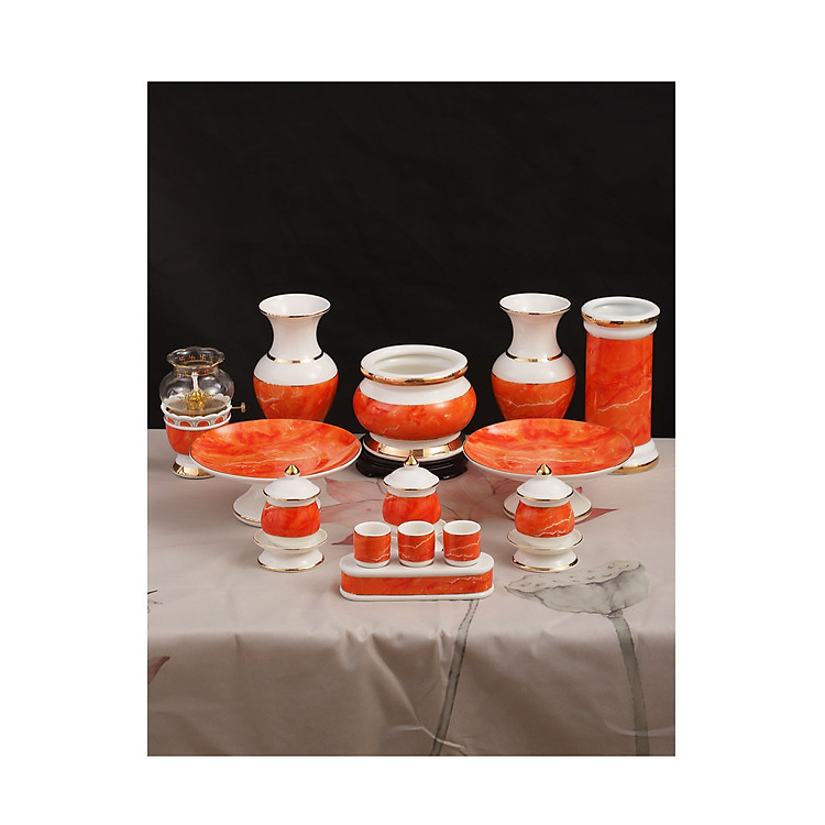 Đồ Thờ Cúng Vân Đỏ Đá Hoa Cương