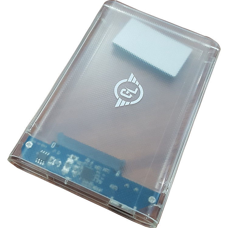 Hộp đựng ổ cứng HDD, SSD Box 2,5" USB 3.0 trong xuốt Gloway GL.W1 - Hàng chính hãng
