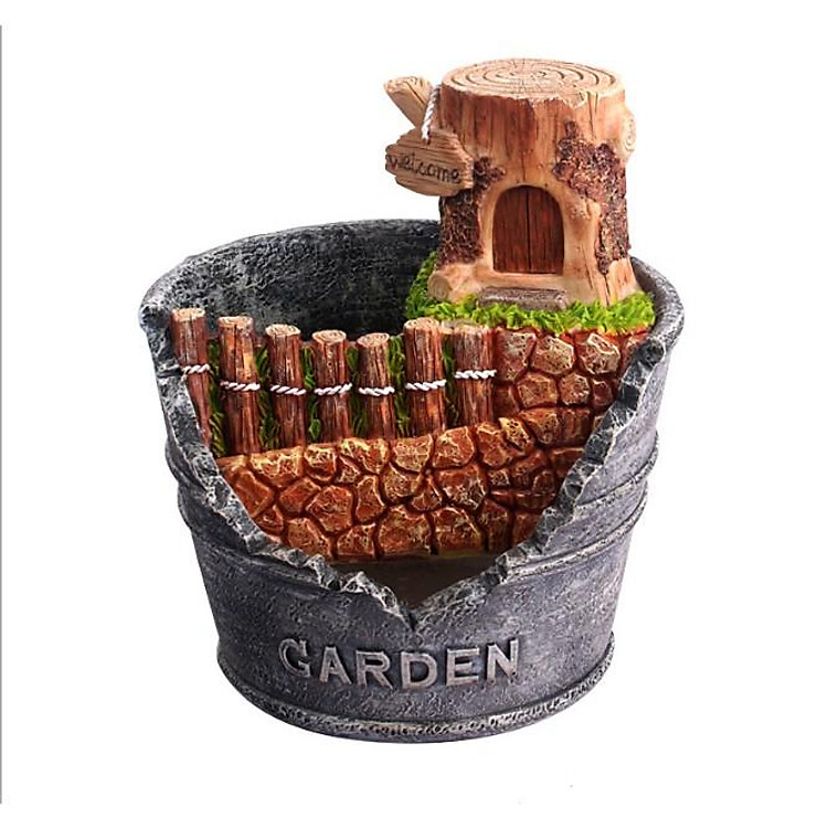 Chậu trồng cây cảnh, bonsai dựng tiểu cảnh DIY