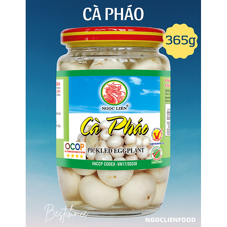 CÀ PHÁO NGỌC LIÊN 365G - PICKLED EGGPLANT