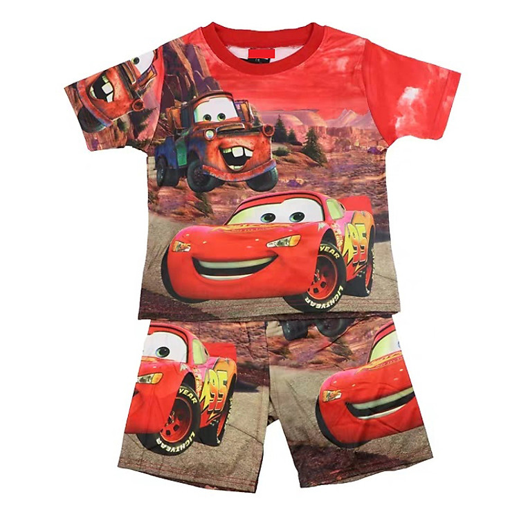 Bộ Đồ Bé Trai Hoạ Tiết Xe Hơi BONCHOP BBT-92104120