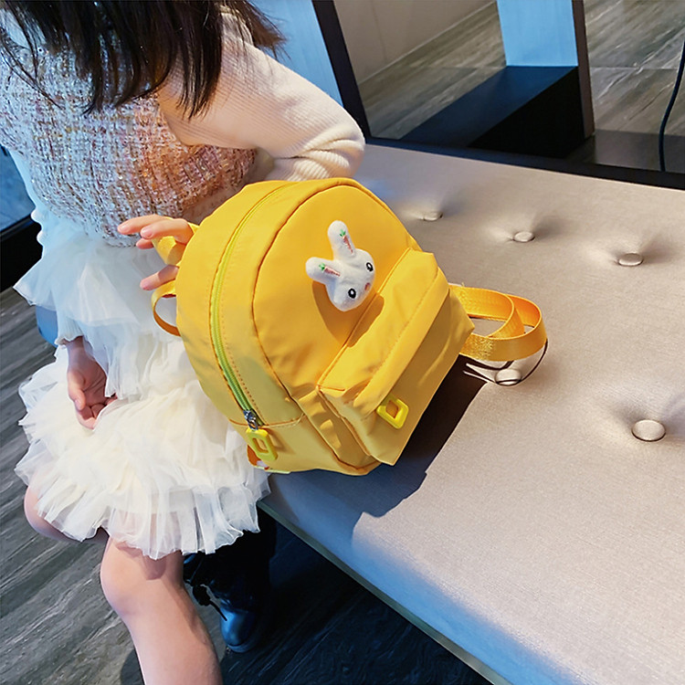 Balo mẫu giáo cho bé gái Thỏ & Carrot (Vàng)