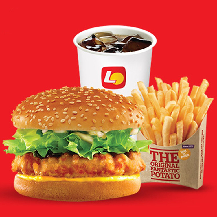 Giftpop Lotteria - Burger Gà Thượng Hạng