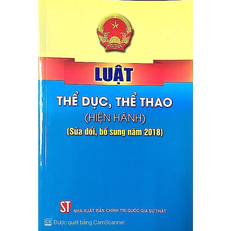 Luật Thể Dục Thể Thao (Hiện Hành) (Sửa Đổi, Bổ Sung Năm 2018)