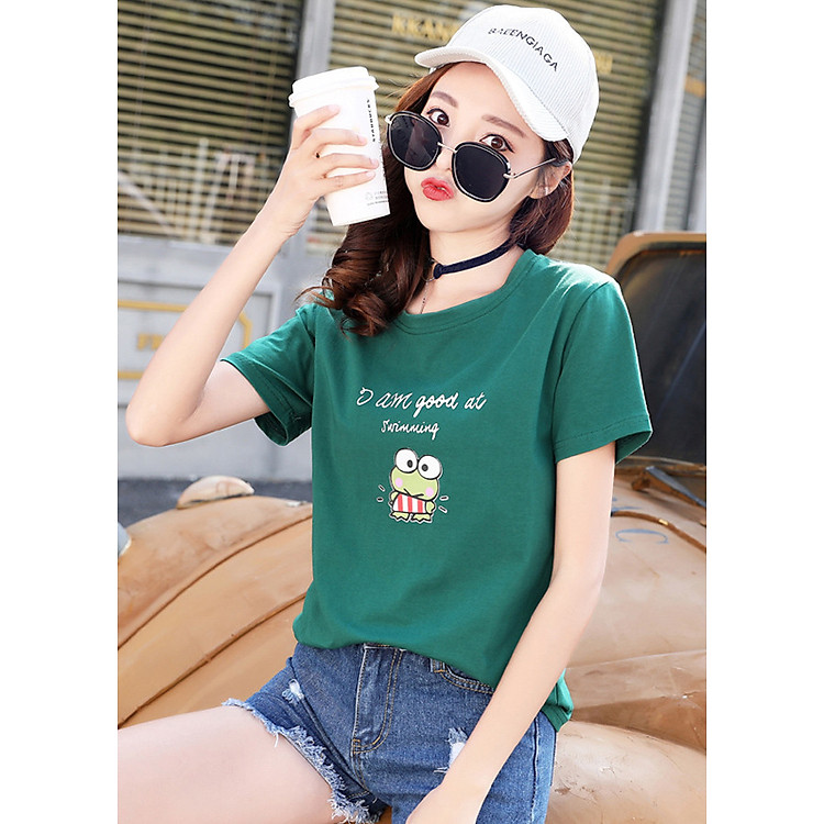 Áo Thun Nữ Chú Ếch Thời Trang