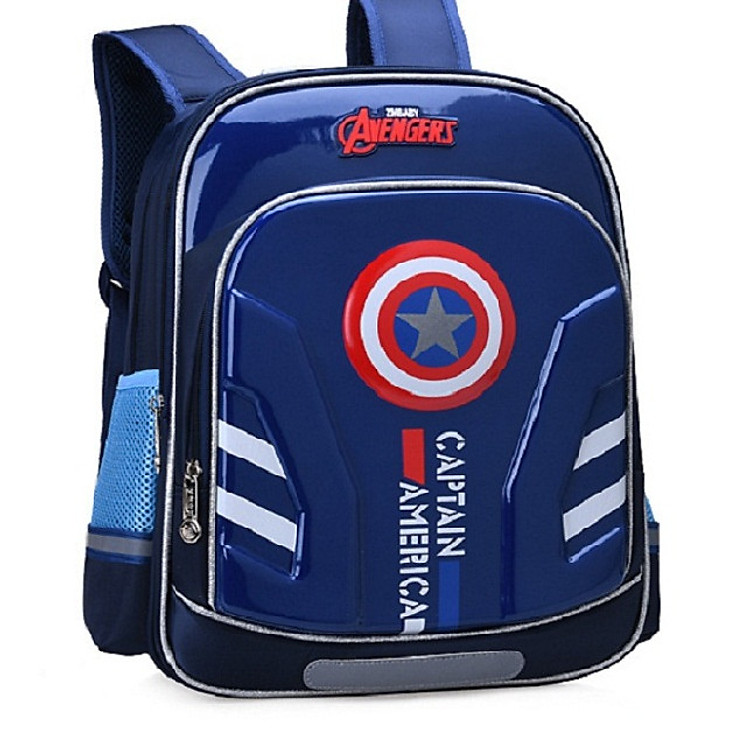 Ba Lô Học Sinh Balo In Hình Siêu Anh Hùng HN0019 (Lớp 3-Lớp 6)
