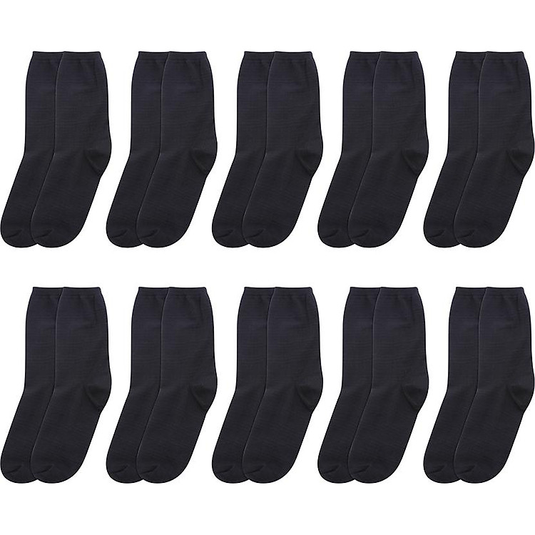 Combo 10 đôi vớ nam cổ dài PDDcombo10 - Màu đen