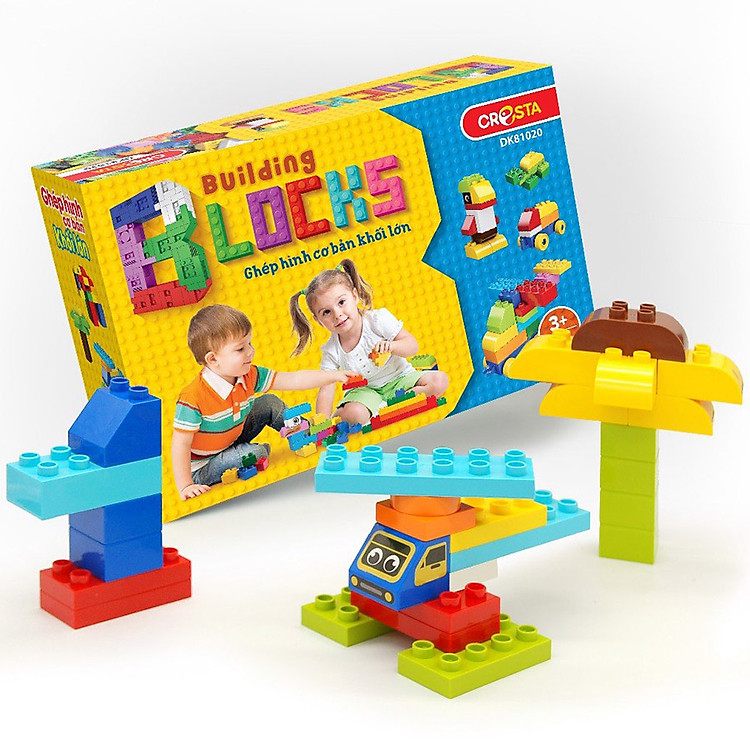 Đồ chơi lắp ráp khối lớn CRESTA Chính hãng Tiết kiệm - Hình ảnh 3