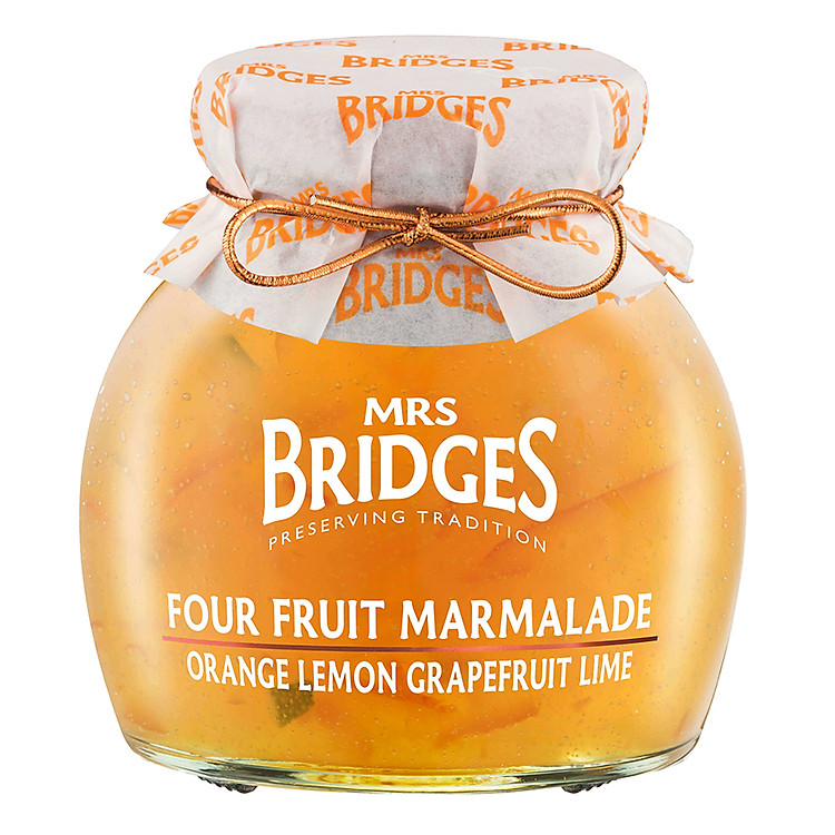 Mứt Thập Cẩm Mrs Bridges Four Fruit Marmalade Orange, Grapefruit, Lemon & Lime MB807 (340g)