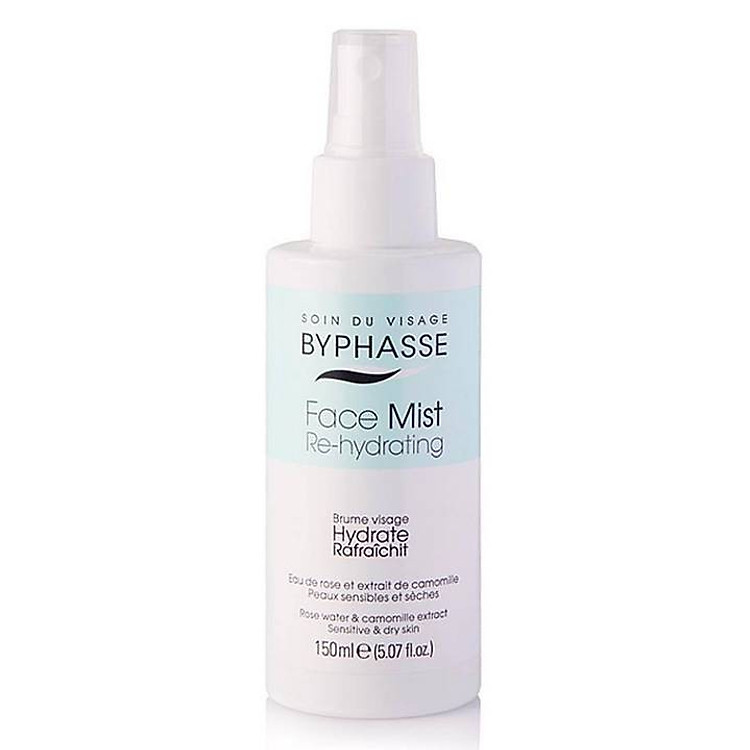 Xịt Khoáng Cho Da Khô Byphasse Face Mist 150ml Xanh