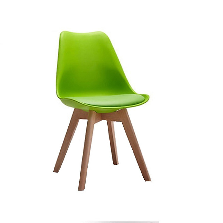 Ghế Eames có lót đệm chân gỗ TH01