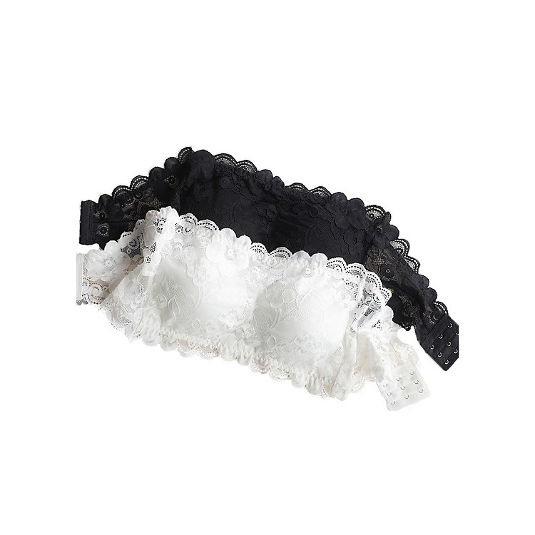 Áo Ngực Không Dây Bra Ren Hoa Đào