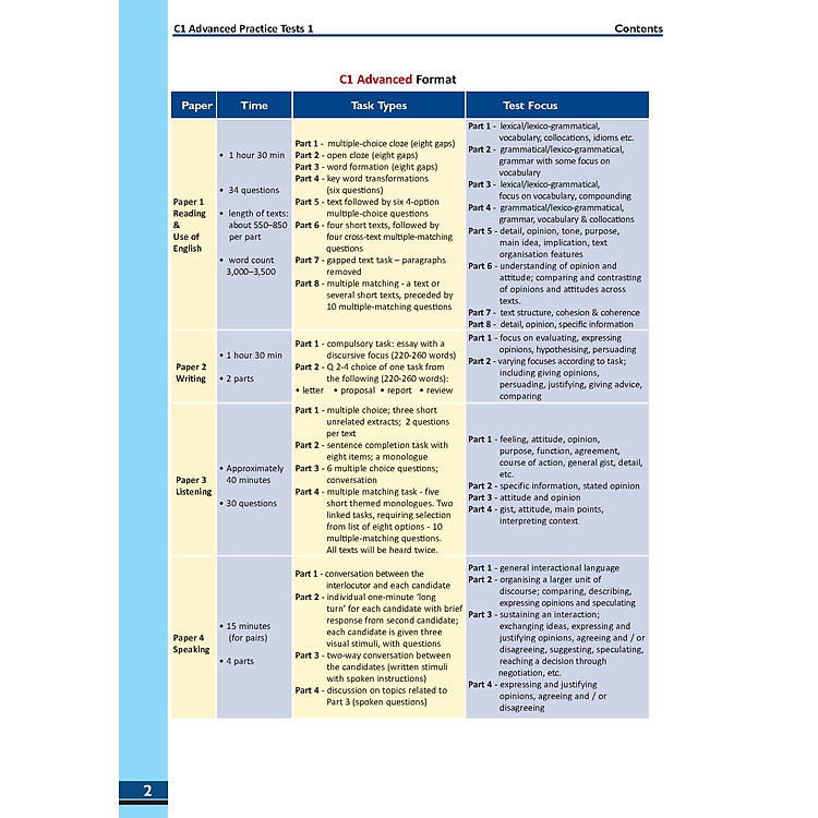C1 Advanced 1 with 4 Practice Tests - Ảnh 3