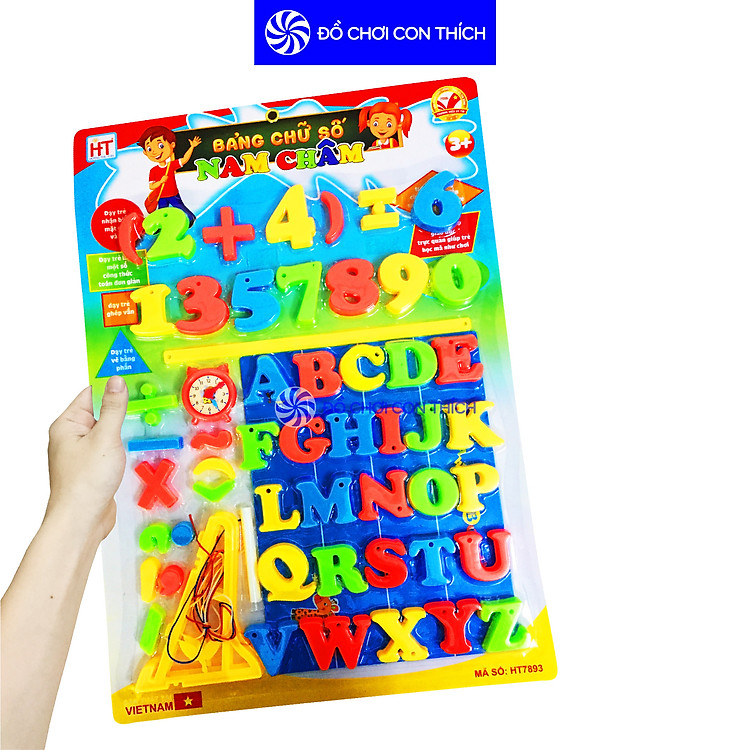 Bảng nam châm chữ số mầm non Chính hãng Tiết kiệm - Hình ảnh 4