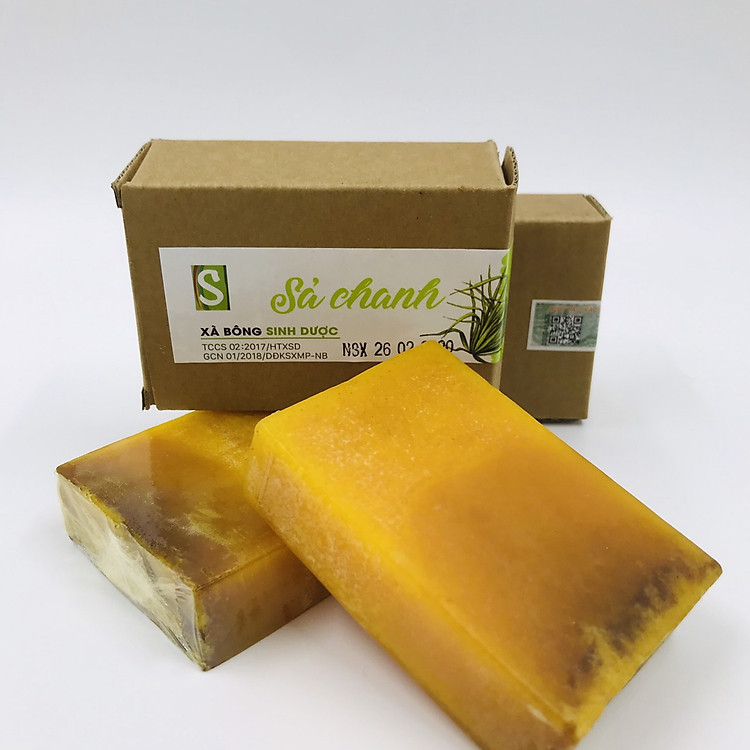 Xà bông Sinh Dược Sả chanh (100 gram) - Hương thơm tự nhiên