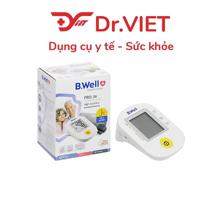 Máy đo huyết áp bắp tay B.Well PRO-36 – Hướng dẫn bằng giọng nói Tiếng Việt - Hình ảnh 5