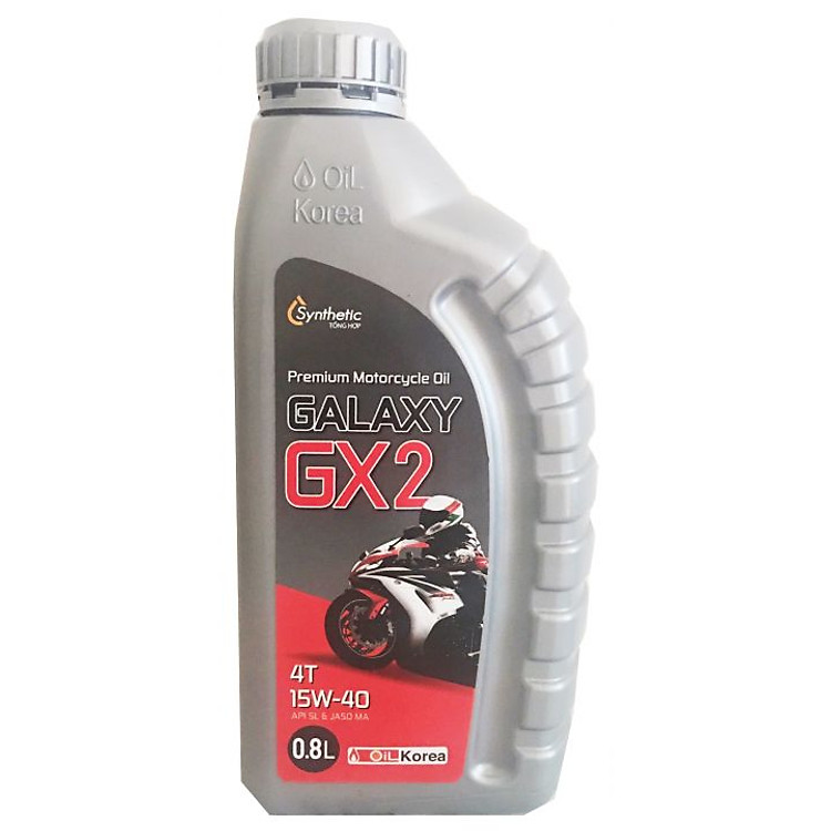Nhớt xe máy số Galaxy GX2 Hàn Quốc cao cấp - 800ml - Hàng chính hãng