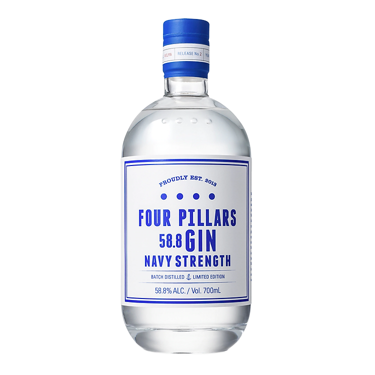 Rượu Four Pillars Navy Strength Gin 58.8% 1x0.7L
