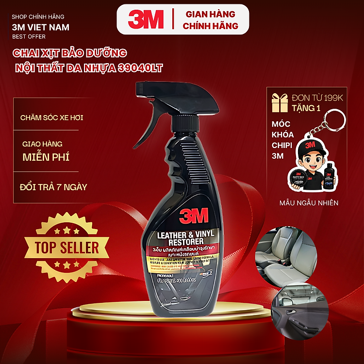 Dung dịch dưỡng da, nội thất 3M 39040LT