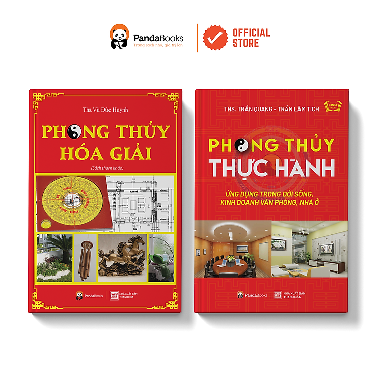 Sách Combo 2 cuốn Phong thủy hóa giải + Phong thủy thực hành ứng dụng trong kinh doanh, văn phòng nhà ở